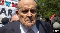 ARHIVA - Bivši gradonačelnik Njujorka i advokat Donalda Trampa, Rudi Đulijani (Foto: AFP/ Christian Monterrosa)