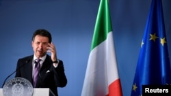 意大利总理孔特。2018年10月18日