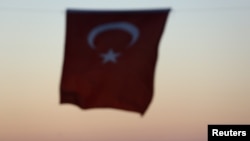 Le drapeau national turc. 