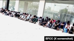 'Yan Najeriya da aka kama bisa zargin damfarar intanet a Abuja