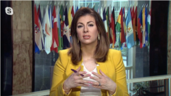 U.S. State Department spokesperson Morgan Ortagus speaks to VOA Persian via Skype on May 21, 2020.