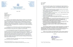 众议院中共问题特设委员会主席穆勒纳尔众议员2025年6月2日写给阿尔蒙蒂工业公司董事长布莱克的信函