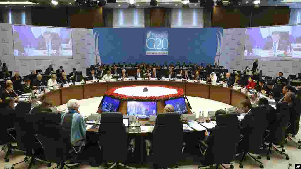 የቡድን ሃያ ጉባዔ - አንታልያ ቱርክ