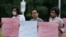 Pakistani journalists hold a demonstration July 21, 2020, to condemn the kidnapping of Matiullah Jan, known for his hard hitting criticism of the country's powerful institutions, including its military, is missing, according to human rights groups.