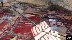 Bom ya fashe a Maiduguri, Najeriya, 23 Oktoba, 2015.