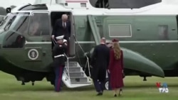 استقبال شاهزاده ویلیام و پرنسس کیت از دونالد ترامپ رئیس جمهوری و ملانیا ترامپ بانوی اول آمریکا در سفر به بریتانیا
