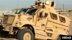 AQSh O’zbekistonga 308 dona bronetransportyor (MRAP - zirxli mashina), shuningdek, 20 dona zirhli remont-evakuatsiya mashinasi (BREM) uzatmoqda. 