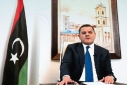 Abdul Hamid Mohammed Dbeibah, di lokasi yang dirahasiakan dekat Jenewa, Swiss, 3 Februari 2021. (Foto: PBB/AFP)