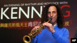 Kunjungan saksofonis Kenny G di lokasi protes pro-demokrasi di Hong Kong merisaukan pemerintah China (foto: dok)