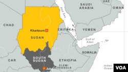 Sudan - South Sudan map