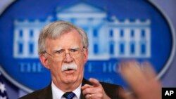Mantan Penasihat Keamanan Nasional AS, John Bolton di Gedung Putih, Washington, D.C., 27 November 2018. (Foto: dok).