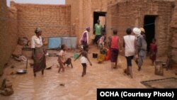 Inondations à Agadez, Niger, 5 juillet 2012.