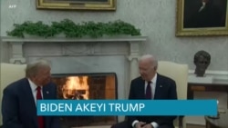 Washington: Biden Akeyi Trump nan Mezonblanch la 