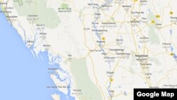 ရခိုင်ပြည်နယ်မြေပုံ