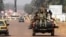 Central African Soldiers patrol a street in Bangui, Central African Republic, January 1, 2013.