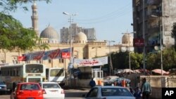 Banners blanketed parts of Cairo, although voter interest appeared as slight as in recent years,  22 Nov 2010 