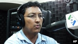 Moeun Chhean Nariddh, director of the Cambodia Institute for Media Studies, on “Hello VOA” Thursday. 