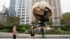 Sphere Sculpture Has New Home Overlooking 9/11 Memorial