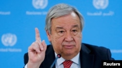 PICHA YA MAKTABA: Katibu Mkuu wa Umoja wa Mataifa Antonio Guterres.