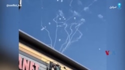 تصاویری از حمله موشکی سنگین حزب الله به شهر حیفا در شمال اسرائیل