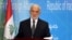 FILE - Iraqi Foreign Minister Ibrahim al-Jaafari speaks to journalists during a news conference.