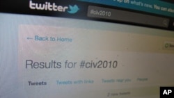 Many participants in the Ivory Coast Twitter discussion are newcomers to the micro-blogging website, Dec 2010