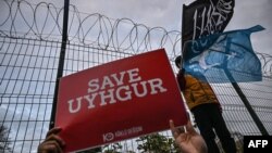 Uyg'ur huquq faollari namoyishi, Istanbul, Turkiya, 2019-yil, 13-dekabr