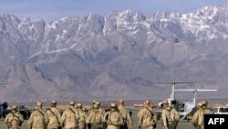 Bamwe mu basiorikare ba Amerika muri Afuganistani