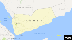 Mapa Jemena