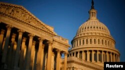 미국 워싱턴의 연방 의사당 건물.