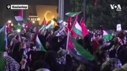 Gaziantep’te Filistinliler ile dayanışma eylemi