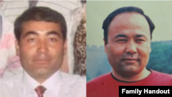 Ehmet Sulaiman,left, and Ehet Sulaiman, right, the brothers of RFA journalist Eset Sulaiman (Credit: Family handout)