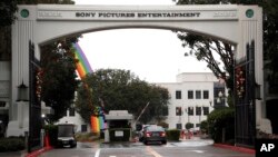 미국 캘리포니아 컬버시티의 소니 영화사 본부. 미국 정부는 지난 2014년 소니 영화사 해킹 공격의 배후로 북한을 지목했다. (자료사진)