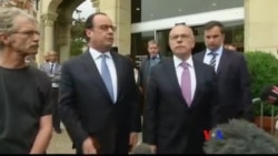 Réaction de François Hollande sur la prise d'otages dans une église dans le nord-ouest de la France (vidéo)