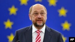 Martin Schultz, président du Parlement européen, le 1er juillet 2014