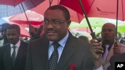 The acting Prime Minister of Ethiopia Hailemariam Desalegne, Aug 17, 2012.