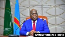 Presiden Republik Demokratik Kongo (DRC) Felix Tshisekedi mengutuk serangan maut di di dekat Goma di provinsi Kivu Utara, yang menewaskan Dubes Italia, Luca Attanasio. (Foto: Twitter/Présidence RDC)