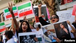 تظاهرات در استانبول،‌ ترکیه، در حمایت از اعتراضات سراسری در ایران