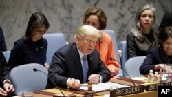 Predsednik SAD Donald Tramp predsedava sednicom Saveta bezbednosti UN