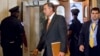 Speaker of the House John Boehner, R-Ohio, arrives at the Capitol to meet with fellow Republicans at an early closed-door caucus, in Washington, Oct. 12, 2013.