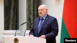 Олександр Лукашенко у Мінську, 27 червня 2023. Photo by Handout / Belarusian presidential press service / AFP