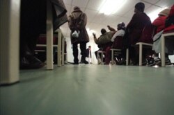 FILE - HIV-positive patients attend a class at the Princess Marina Hospital in Gaborone, Botswana, June 26, 2003.