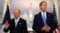 FILE - U.S. Secretary of State John Kerry (R) and French Foreign Minister Laurent Fabius.