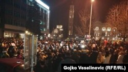 Bosnia and Herzegovina -- Protest "Justice for David" in Banja Luka, December 26, 2018.