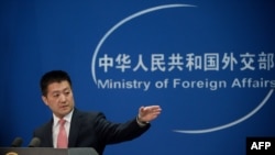 Juru Bicara Kementerian Luar Negeri China, Lu Kang. (Foto: dok).