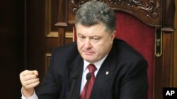 Ukraine's President Petro Poroshenko, Dec. 2, 2014. 