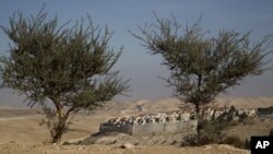 Loyihaga ko'ra, Isroil G'arbiy Sohilda, Quddus yaqinida Maaleh Adumim posyolkasini qurmoqchi, 2-dekabr, 2012-yil.