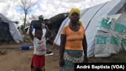 Metuge: Campo de deslocados do centro agrário de Napala, onde estão alguns deslocados da insurgência em Cabo Delgado. Moçambique