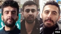 Rza Səlimi, Səməd Heydəri və Əmin Tağızadə (Mənbə: Sosial şəbəkələr)