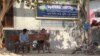 A sign on the wall showing the Friendship of Khmer Kampuchea Krom Association in Samakki Raingsey temple in Phnom Penh, Cambodia, February 5, 2015. (Nov Povleakhena/VOA Khmer)